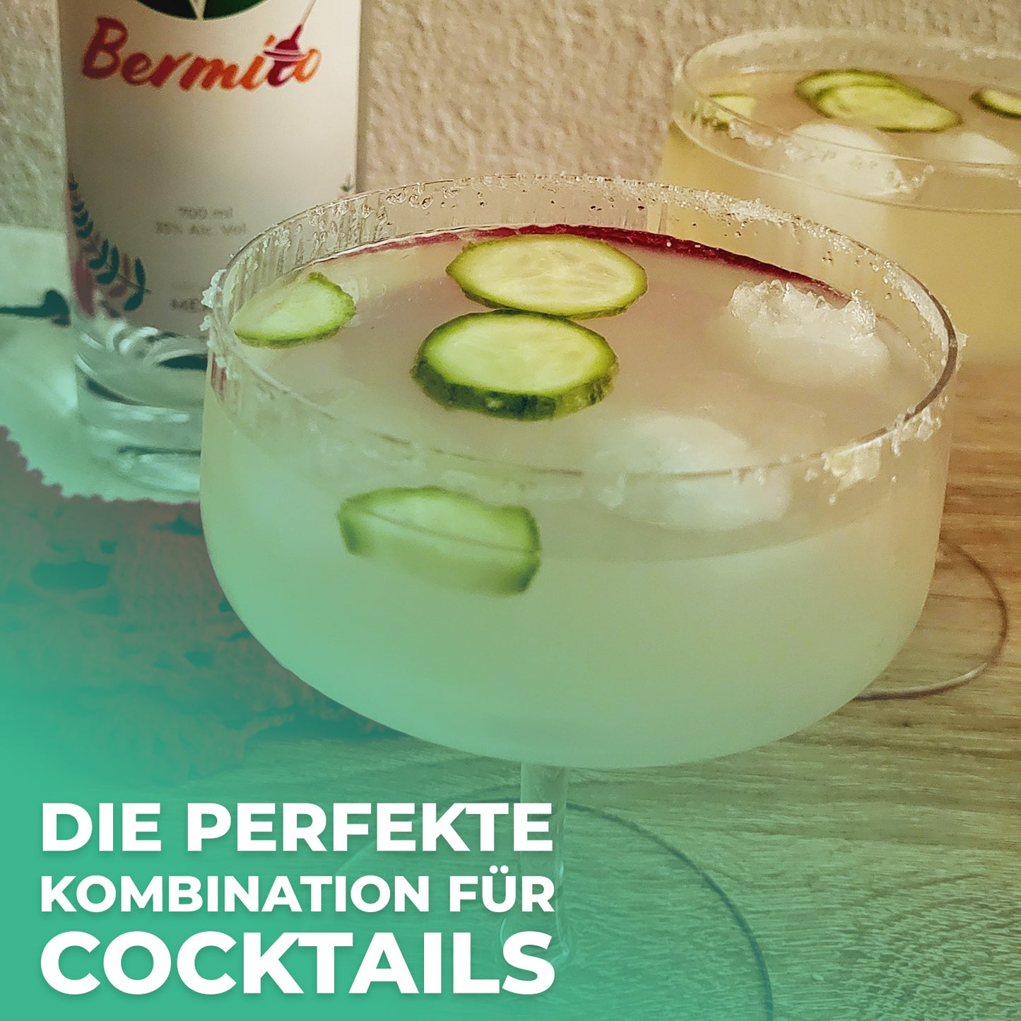 Bermito Tequila Blanco,100% Agave, 35% Alc.Vol. 0,7 l - Produziert in Mexiko mit Liebe aus Berlin